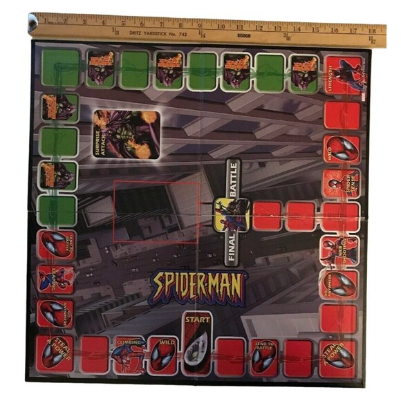 Marvel Spider-Man vs the Green Goblin Board Game 2005 Pressman w/ Battle Wall - Picture 2 of 7